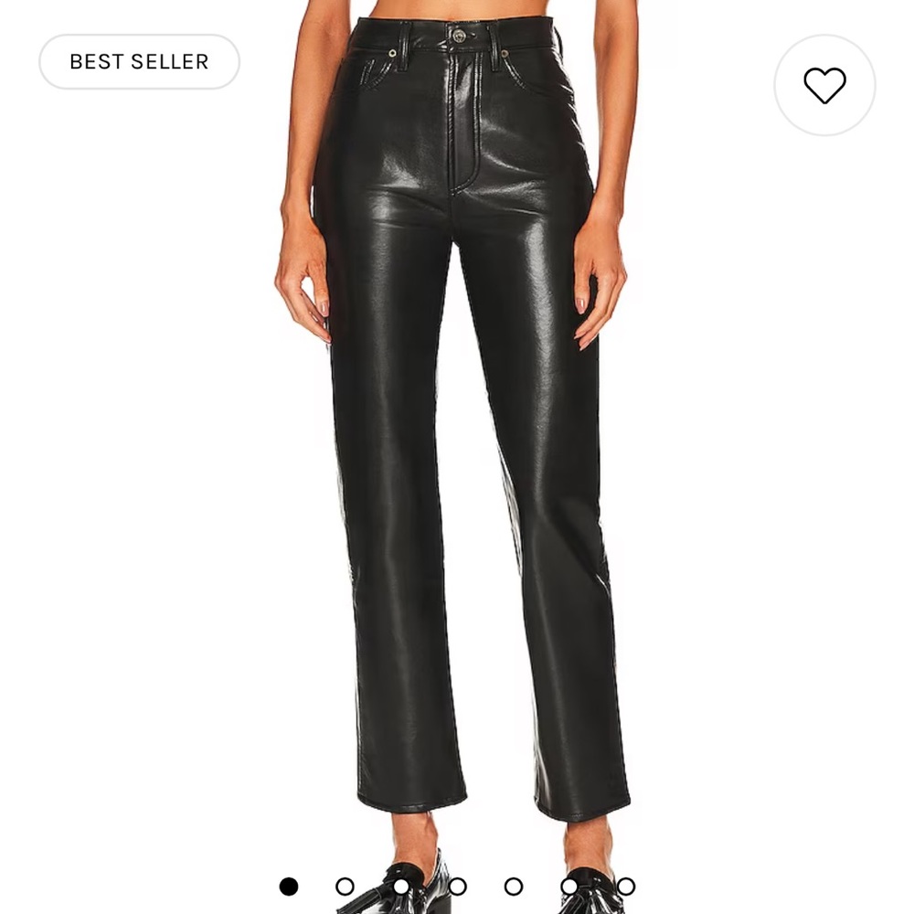 Agolde 90s leather pants #NWT